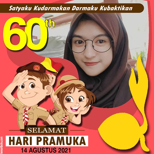 Kumpulan Twibbon Hut Pramuka Nasional Unduh Disini