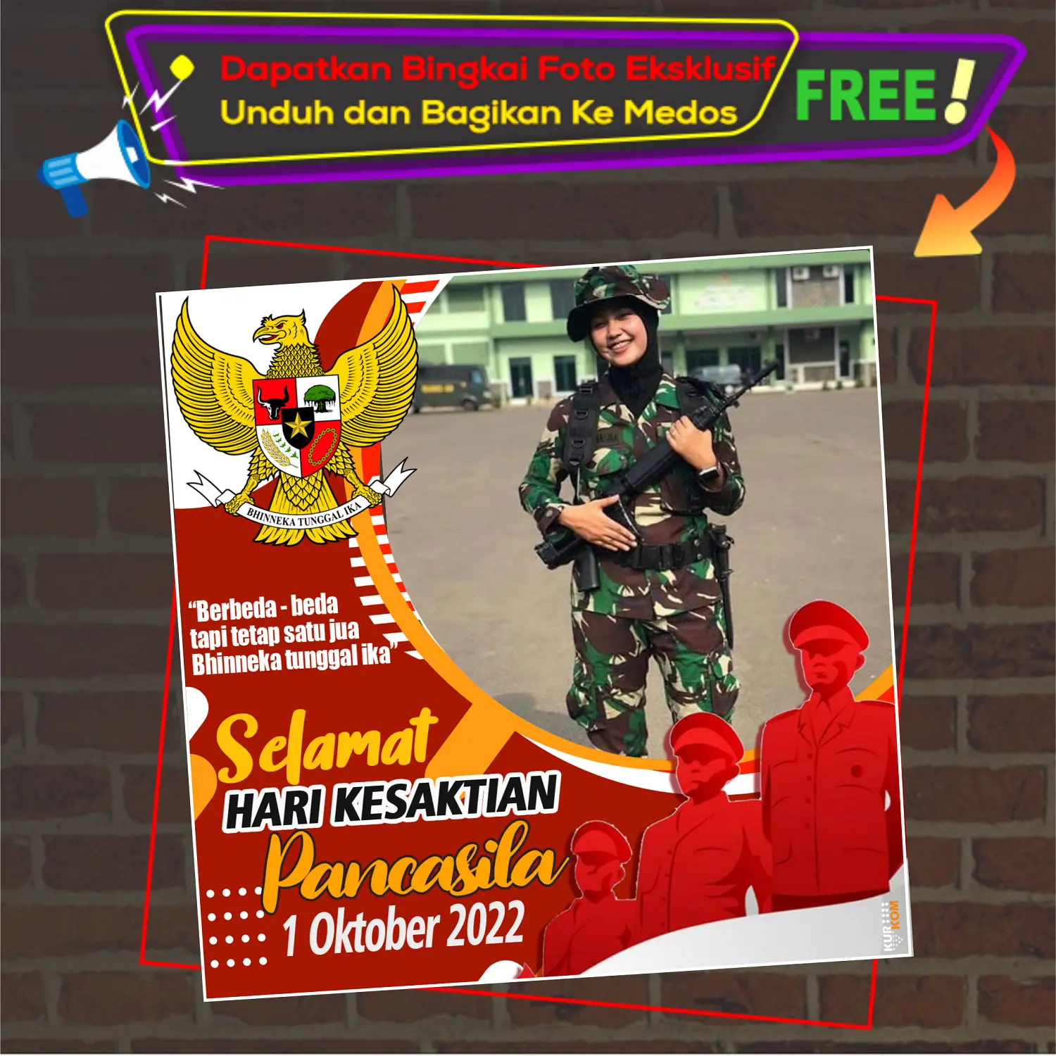 twibbon hari kesaktian pancasila 2022