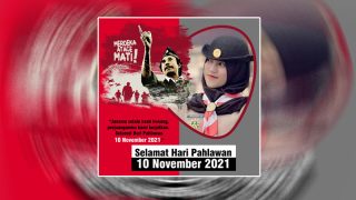 Free Twibbon Hari Pahlawan Nasional 10 November 2021