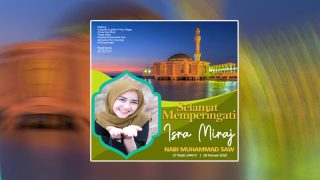 Free Twibbon Isra’Mi’raj Nabi Muhammad SAW