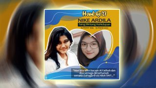 Download Koleksi Keren Twibbon Haul Ke-27 Nike Ardila