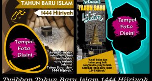 twibbon tahun baru islam 1444 Hijriyah tema Mekah
