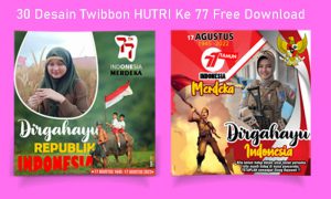 koleksi twibbon hutri ke 77 tahun 2022