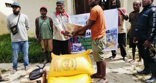 Peduli Bencana, IMIPA SULTRA Bantu Korban Banjir Jayawijaya