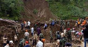 Pencarian Korban Bencana Tanah Longsor di Lembang