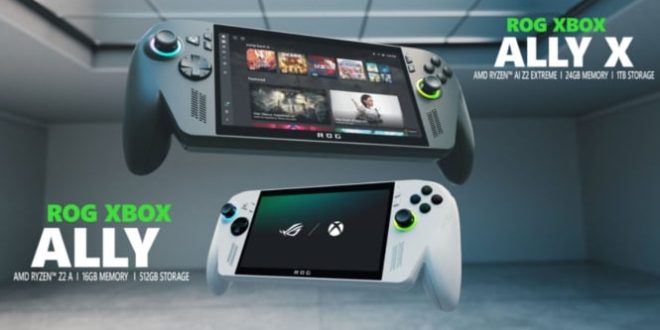 ASUS Luncurkan ROG Xbox Ally dan Ally X, Konsol Genggam Rasa Xbox, Performa Ganas, Baterai Besar