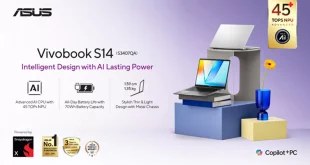 ASUS Vivobook S14 (S3407QA) Laptop AI Ramping untuk Mobilitas dan Produktivitas Seharian
